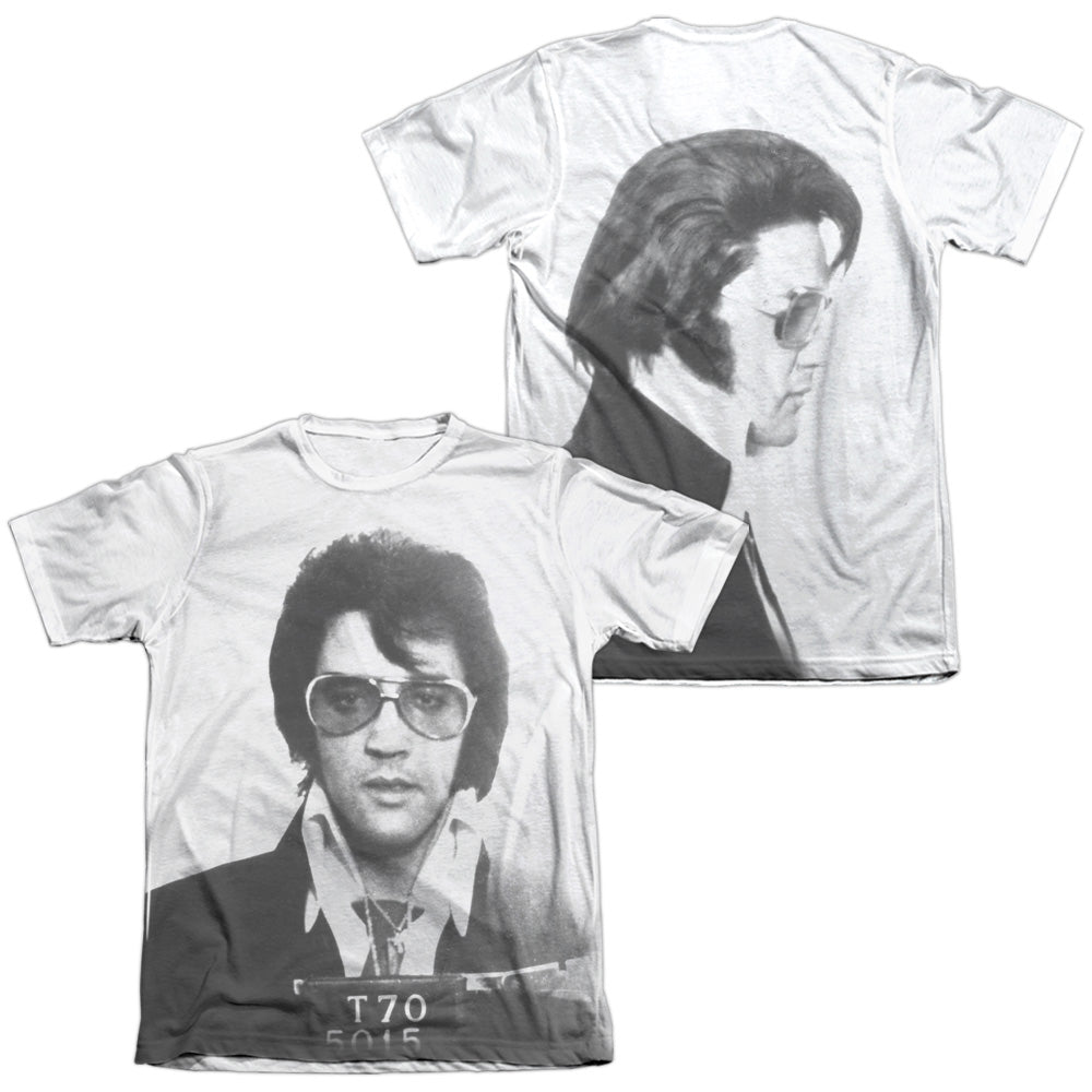 ELVIS PRESLEY/MUGSHOT (FRONT/BACK PRINT)