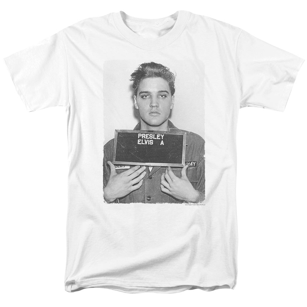 ELVIS PRESLEY/ARMY MUG SHOT