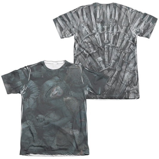 GAME OF THRONES/JON SNOW THE THRONE (FRONT/BACK PRINT)
