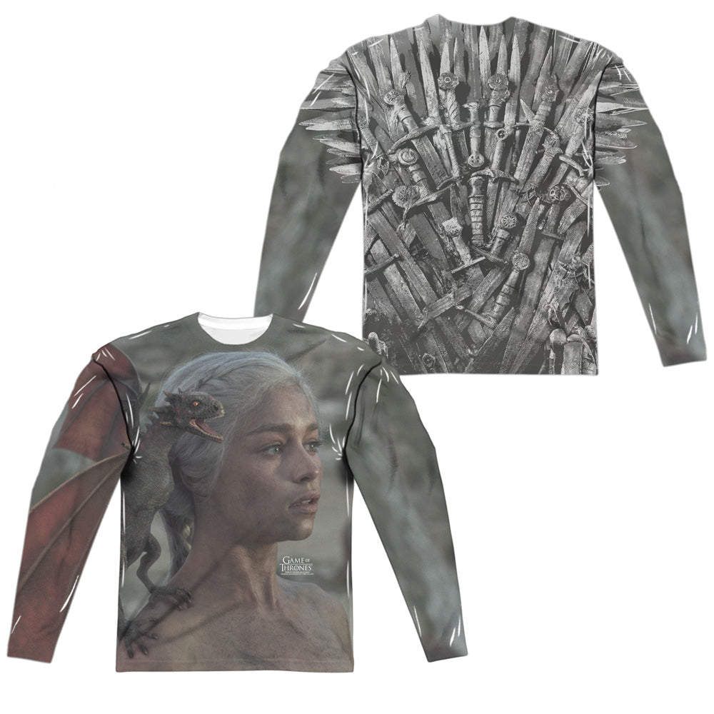 GAME OF THRONES/DAENERYS FOR THE THRONE (FRONT/BACK PRINT)