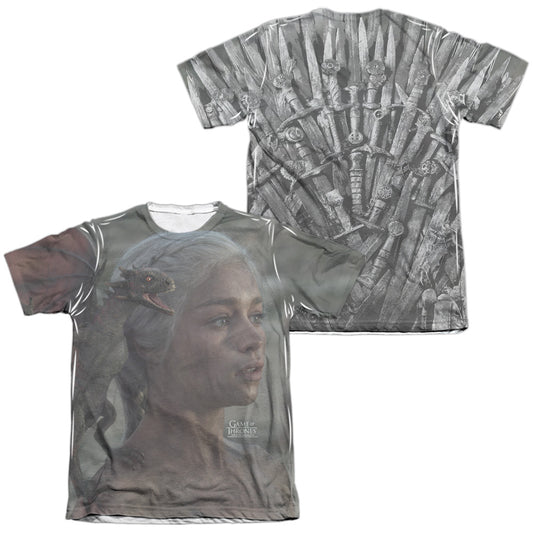 GAME OF THRONES/DAENERYS FOR THE THRONE (FRONT/BACK PRINT)