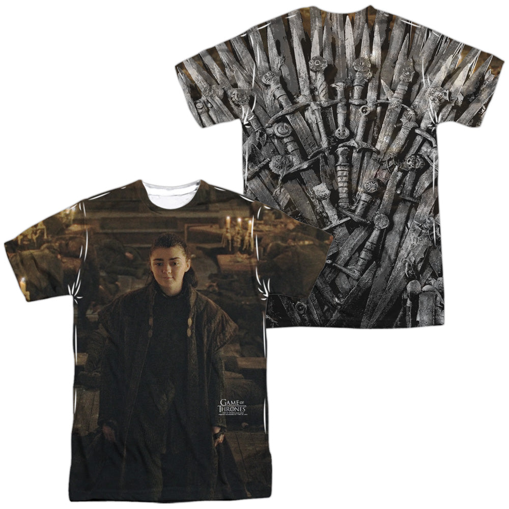 GAME OF THRONES/ARYA FOR THE THRONE (FRONT/BACK PRINT)