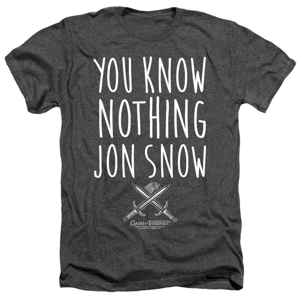 GAME OF THRONES/YOU KNOW NOTHING JON SNOW