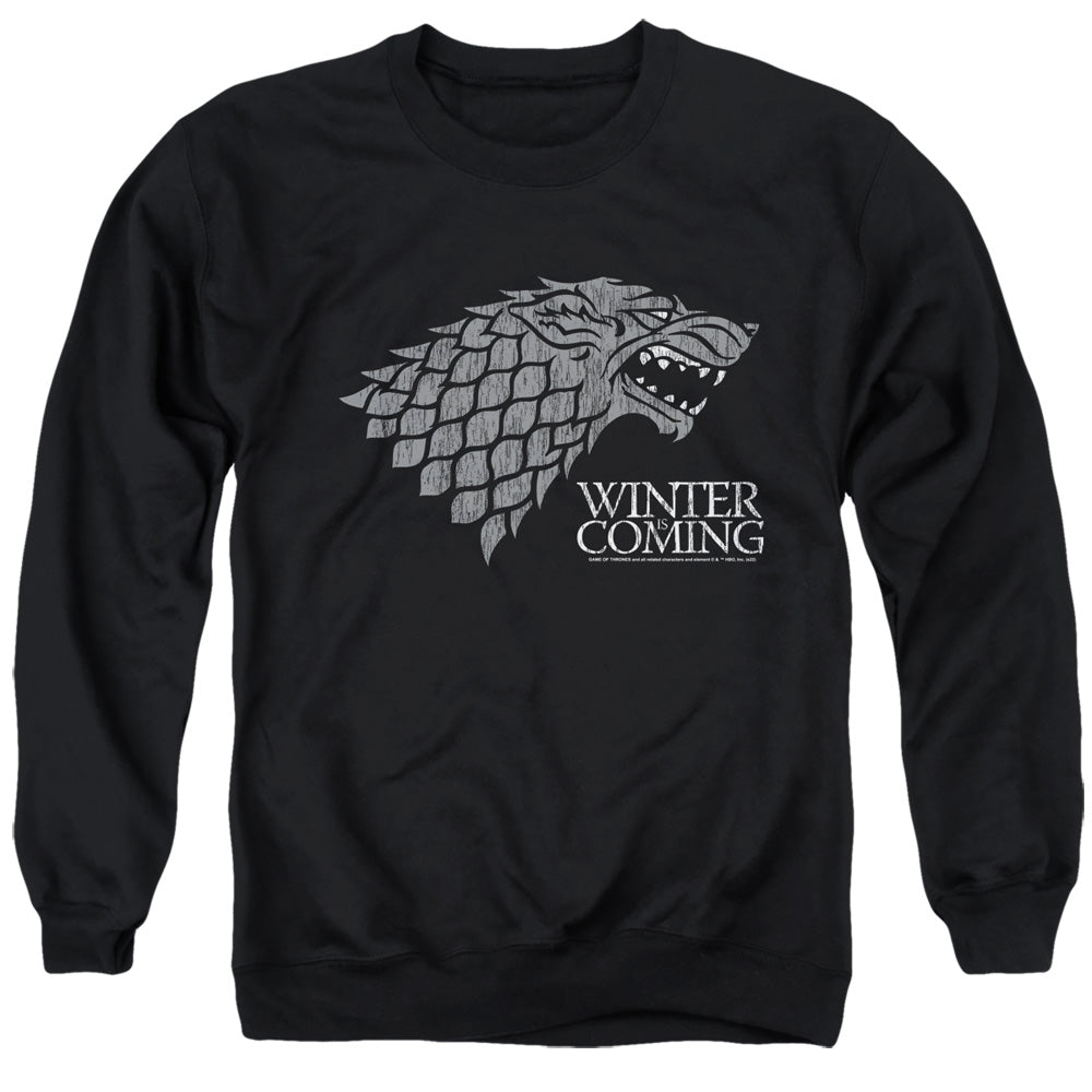 GAME OF THRONES/STARTK WINTER IS COMING ON BLACK