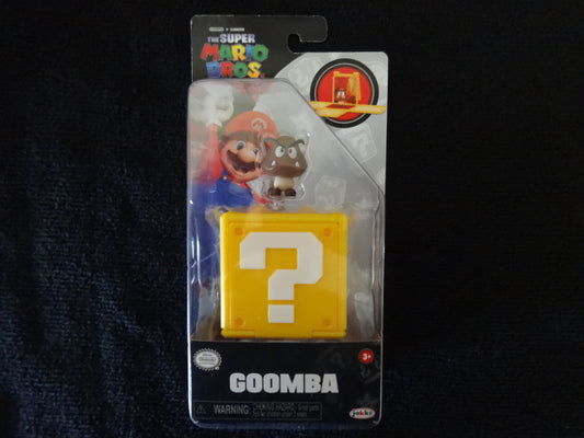 Goomba with Question Block Super Mario Movie 1 Inch Figure