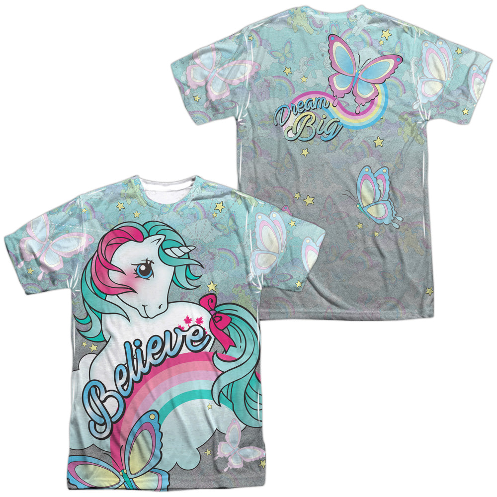 MY LITTLE PONY RETRO/BELIEVE IN DREAMS (FRONT/BACK PRINT)