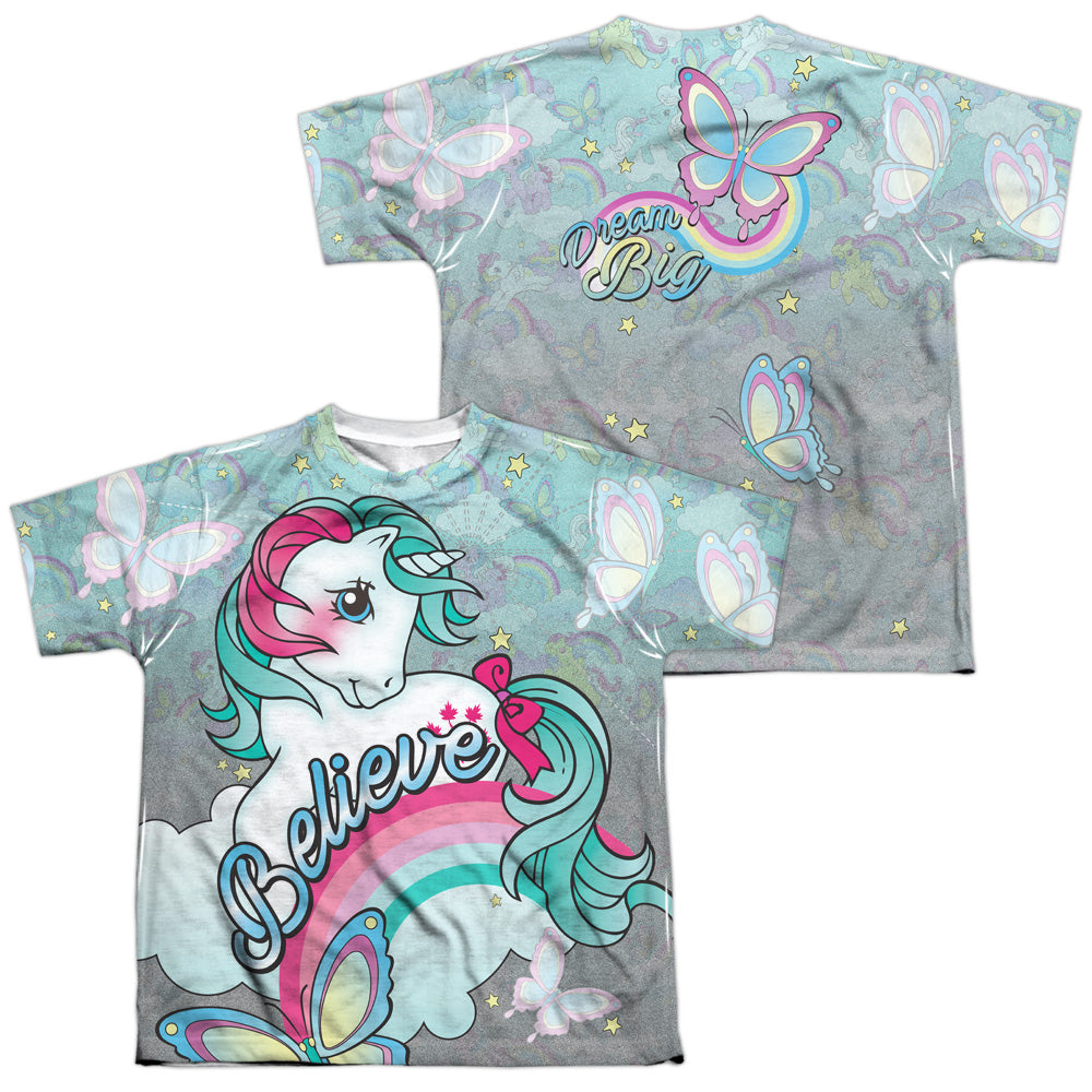 MY LITTLE PONY RETRO/BELIEVE IN DREAMS (FRONT/BACK PRINT)