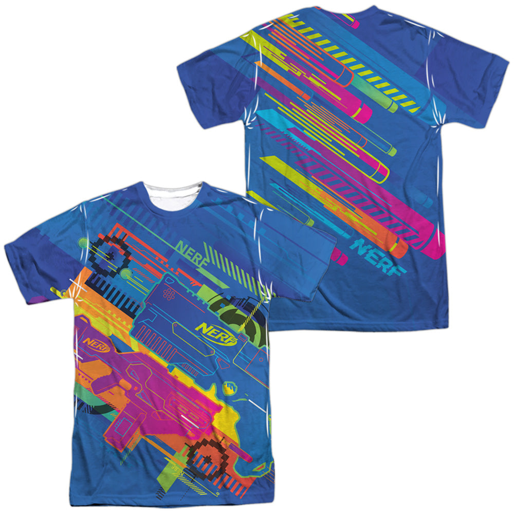 NERF/NEON COLLAGE (FRONT/BACK PRINT)