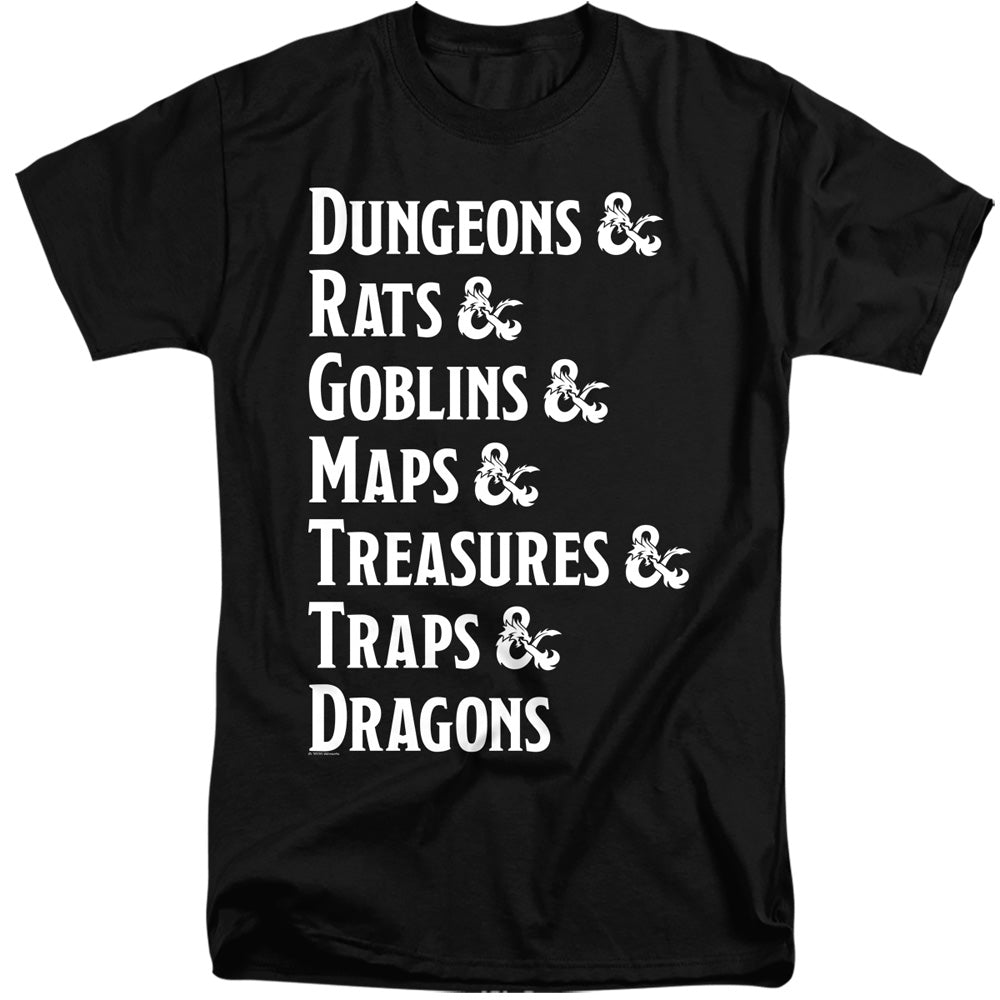 DUNGEONS AND DRAGONS/DUNGEON LIST