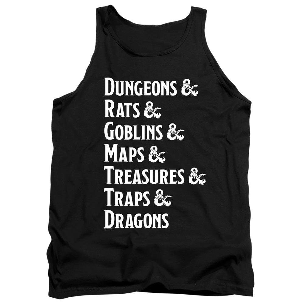 DUNGEONS AND DRAGONS/DUNGEON LIST