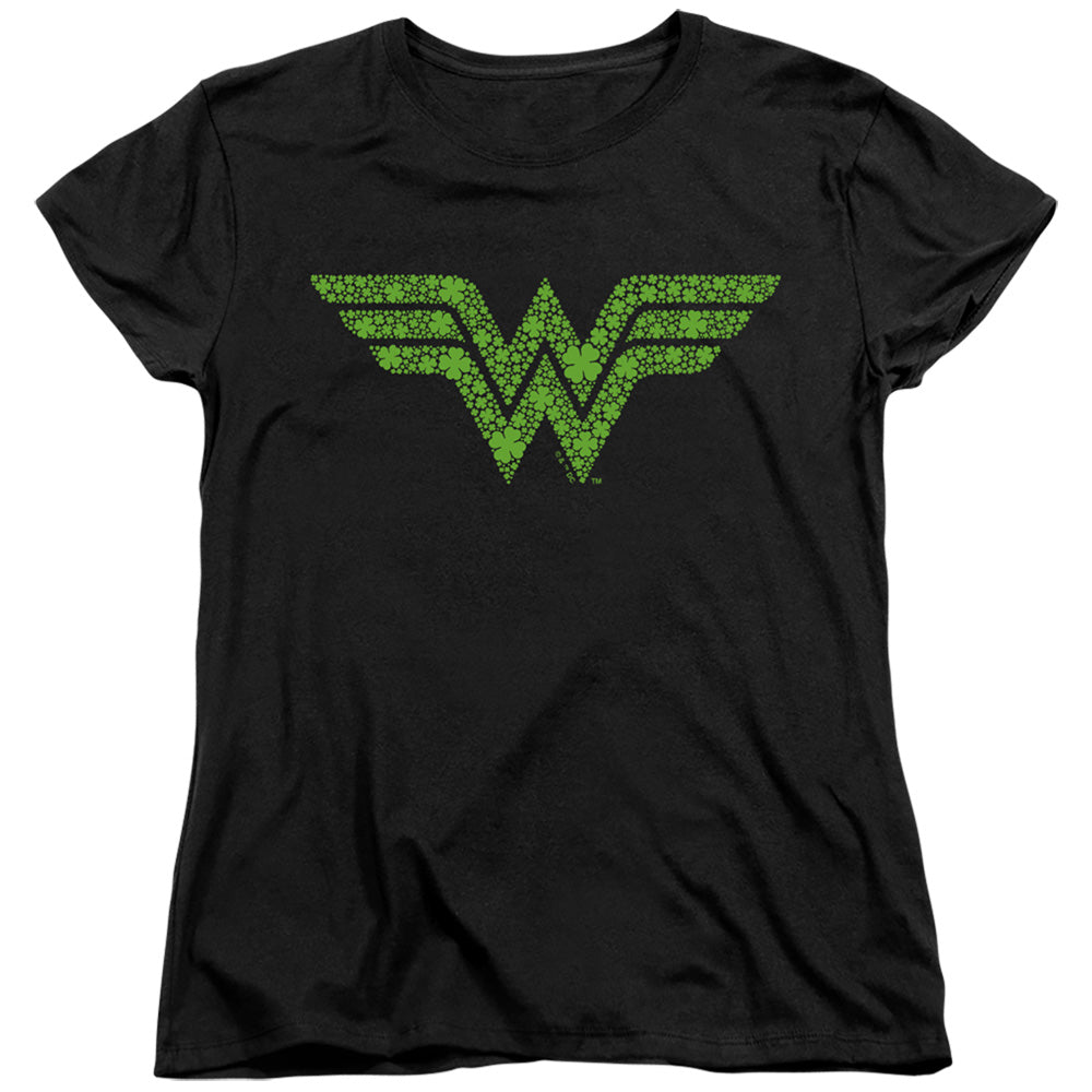 WONDER WOMAN/ST. PATRICK'S DAY SHAMROCK LOGO