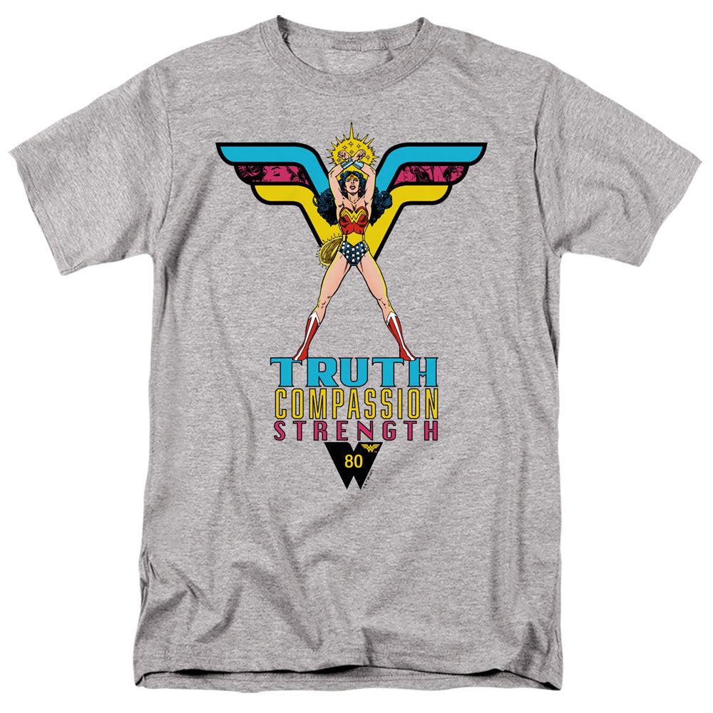 WONDER WOMAN/TRUTH, COMPASSION, STRENGTH