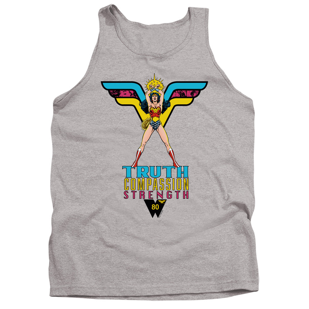 WONDER WOMAN/TRUTH, COMPASSION, STRENGTH