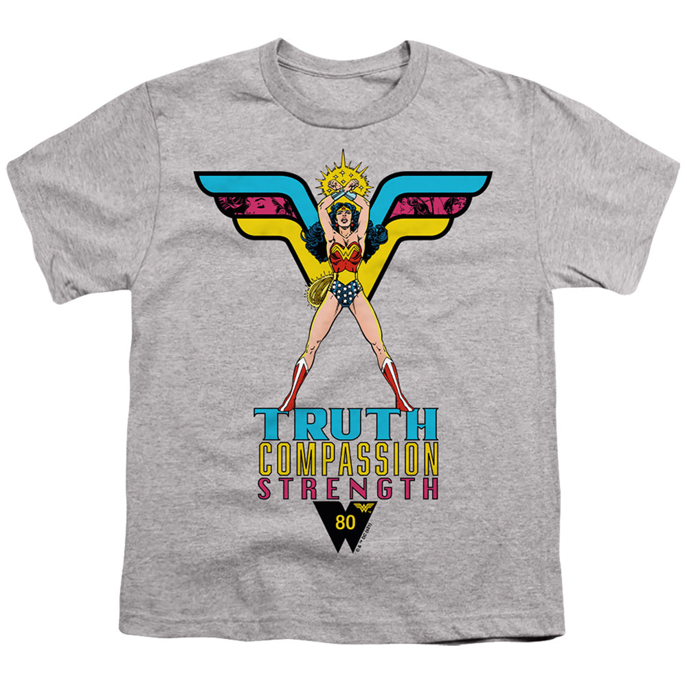 WONDER WOMAN/TRUTH, COMPASSION, STRENGTH