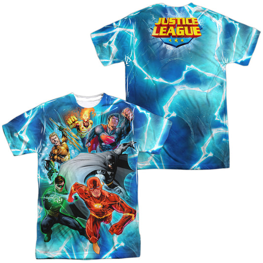 JLA/LIGHTNING TEAM (FRONT/BACK PRINT)