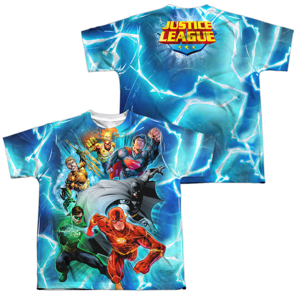 JLA/LIGHTNING TEAM (FRONT/BACK PRINT)