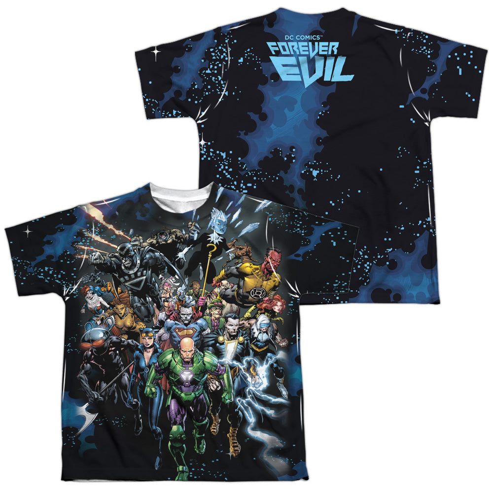 JLA/FOREVER EVIL (FRONT/BACK PRINT)