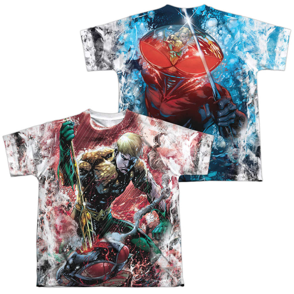JLA/AQUAMAN VS MANTA (FRONT/BACK PRINT)