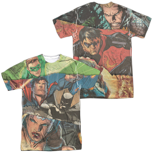 JLA/TORN (FRONT/BACK PRINT)
