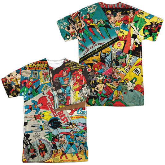 JLA/CLASSIC COLLAGE (FRONT/BACK PRINT)