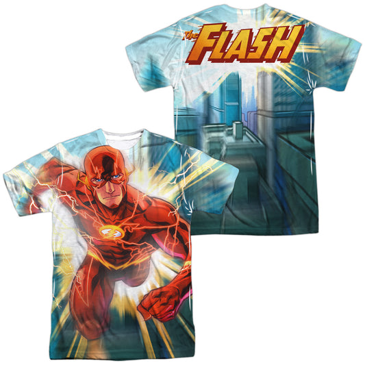 JLA/FASTER THAN LIGHTNING (FRONT/BACK PRINT)