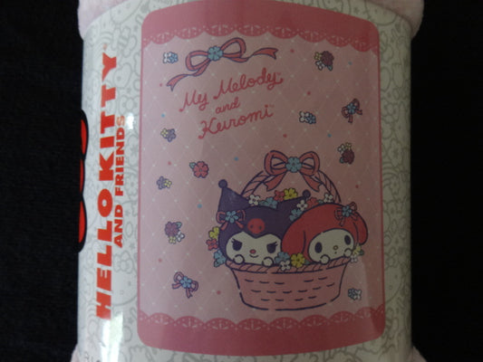 Kuromi & My Melody Fleece Throw Blanket