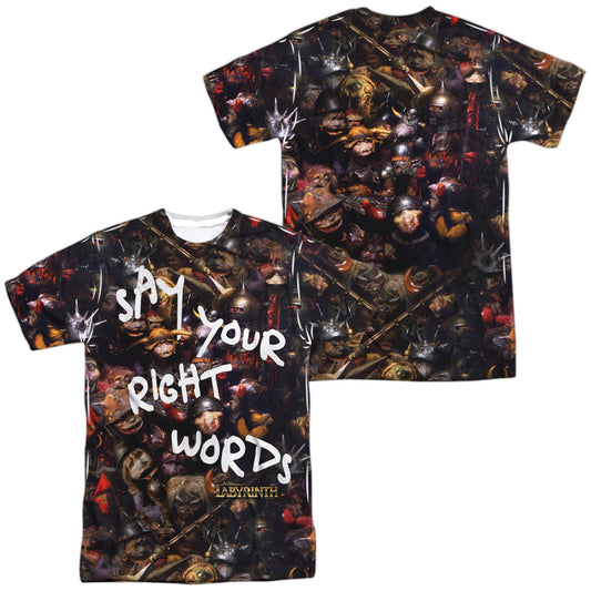 LABYRINTH/RIGHT WORDS (FRONT/BACK PRINT)