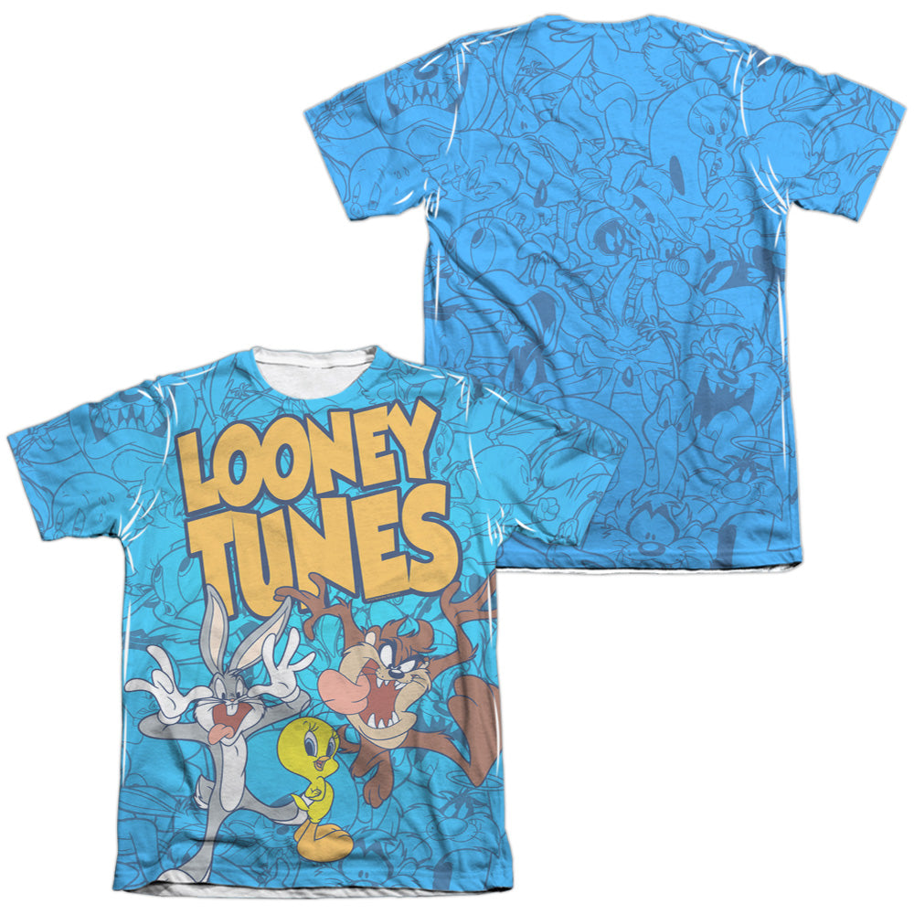 LOONEY TUNES/COLLAGE OF CHARACTERS (FRONT/BACK PRINT)