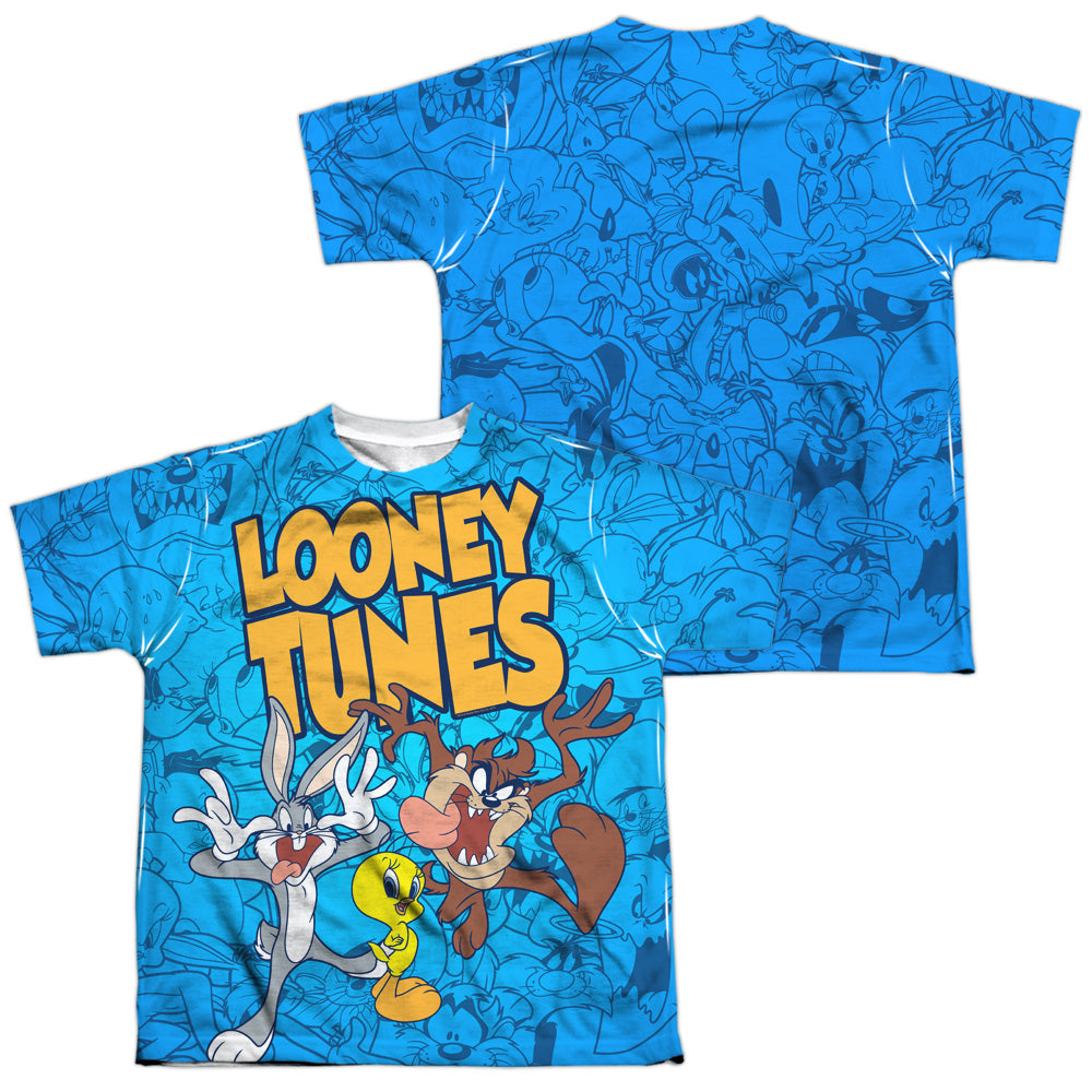 LOONEY TUNES/COLLAGE OF CHARACTERS (FRONT/BACK PRINT)