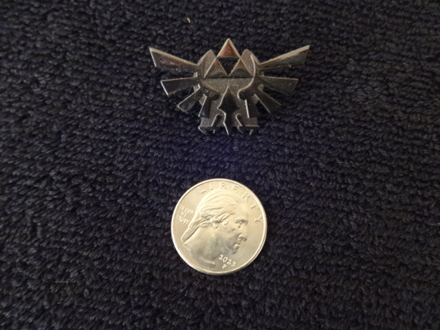 Legend Of Zelda Crest Muted Gray Pin
