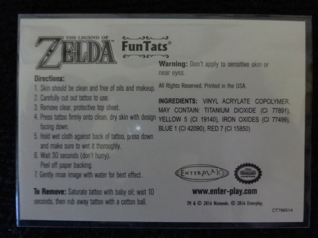 Legend Of Zelda Fun Tats 4 of 9 Link