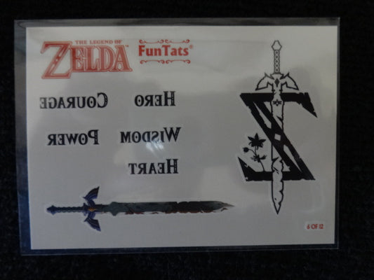 Legend Of Zelda Fun Tats 6 of 12 Z Sword