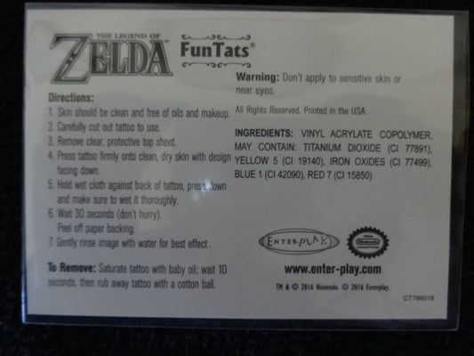 Legend Of Zelda Fun Tats 8 of 9 LOZ Crest