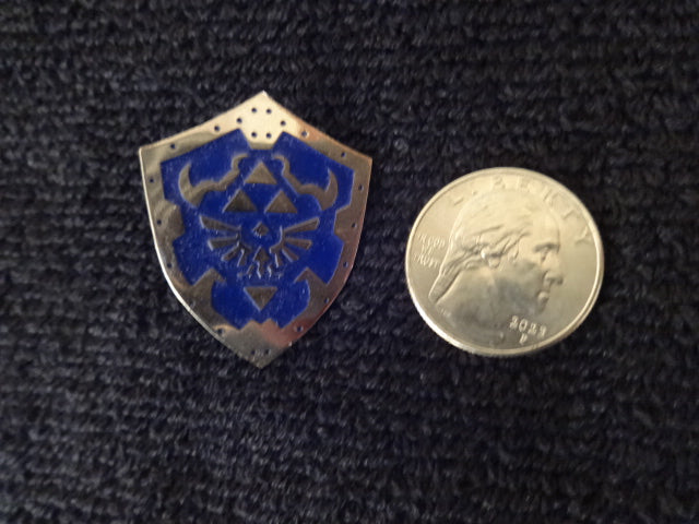 Legend Of Zelda Hylian Shield Blue Pin