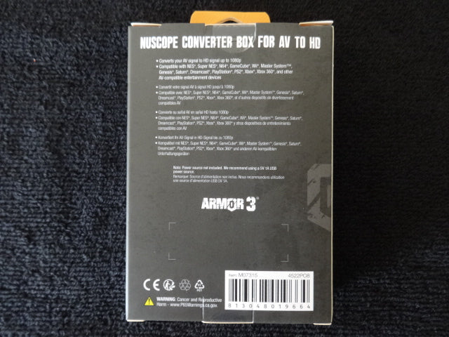 Nuscope Converter Box for AV to HD