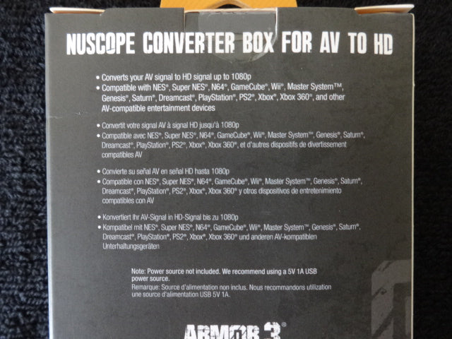 Nuscope Converter Box for AV to HD