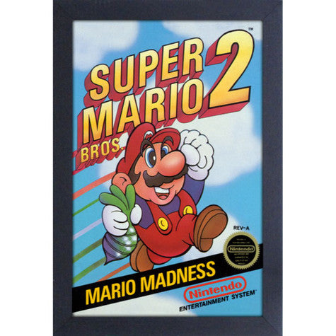 Framed Prints 11 x 17 - Super Mario Bros. 2 - Cover