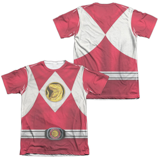 POWER RANGERS/RED RANGER EMBLEM (FRONT/BACK PRINT)