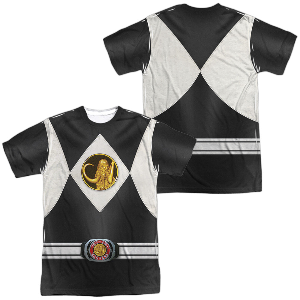 POWER RANGERS/BLACK RANGER UNIFORM (FRONT/BACK PRINT)