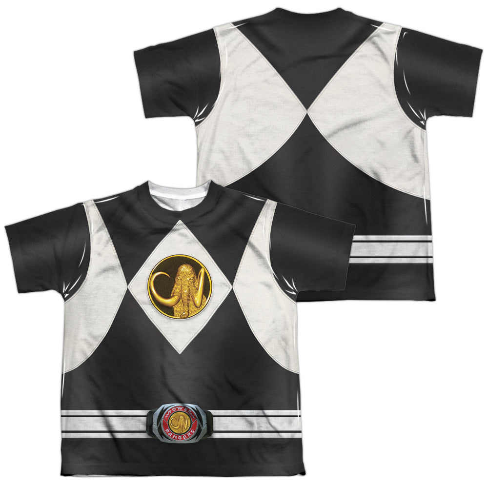 POWER RANGERS/BLACK RANGER UNIFORM (FRONT/BACK PRINT)