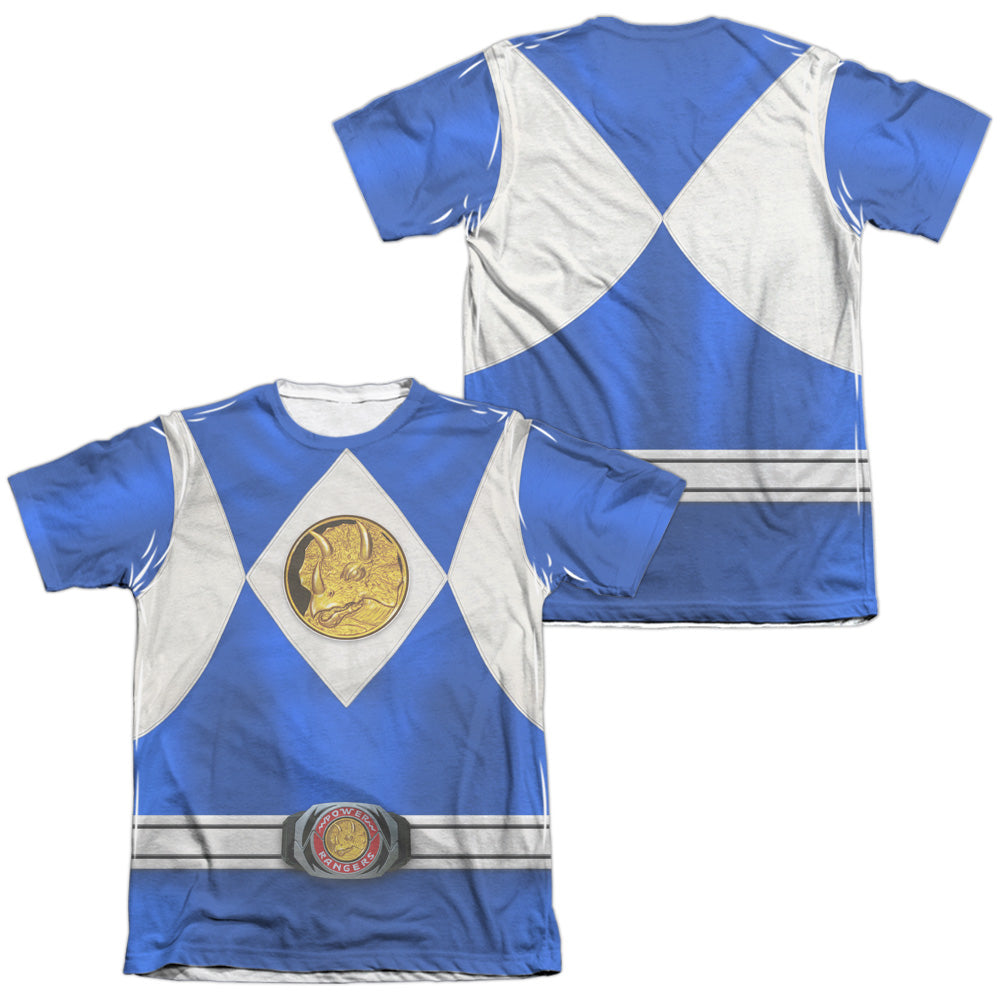 POWER RANGERS/BLUE RANGER EMBLEM (FRONT/BACK PRINT)