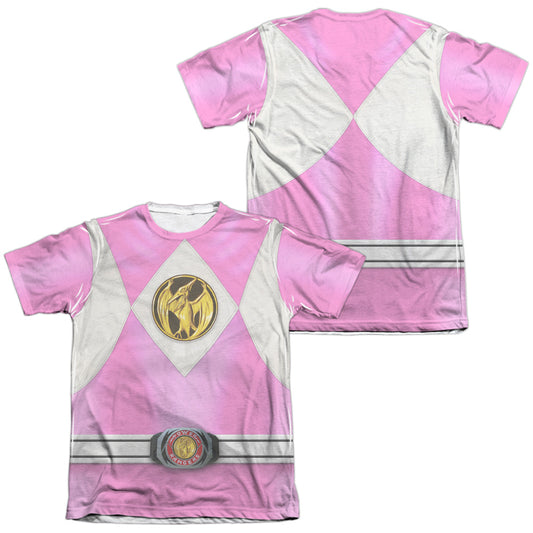 POWER RANGERS/PINK RANGER EMBLEM (FRONT/BACK PRINT)