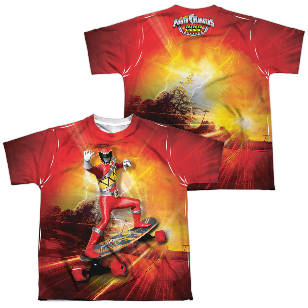 POWER RANGERS/SKATER (FRONT/BACK PRINT)