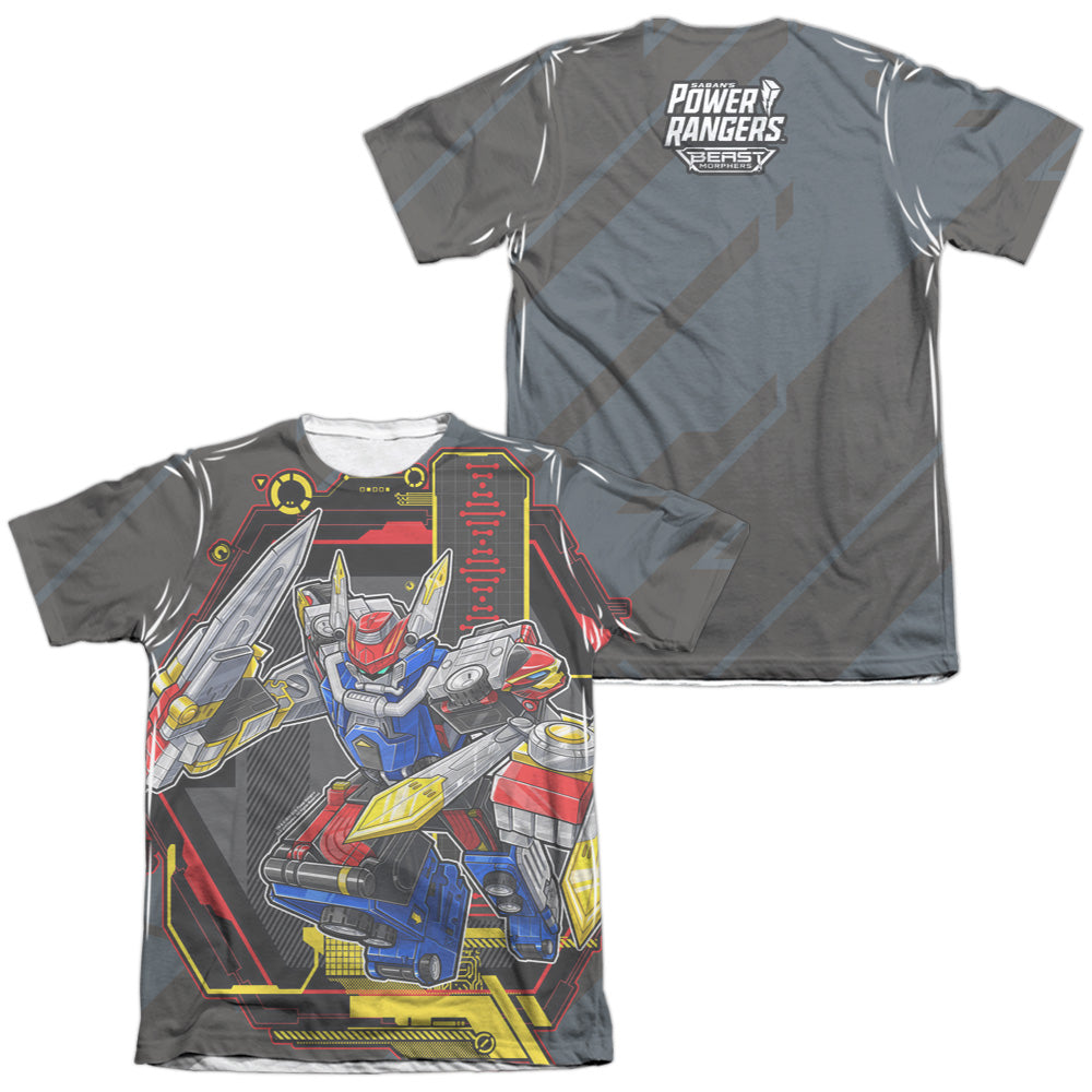 POWER RANGERS/MEGAZORD (FRONT/BACK PRINT)