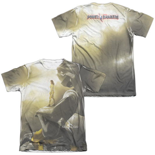 POWER RANGERS/YELLOW ZORD POSTER (FRONT/BACK PRINT)