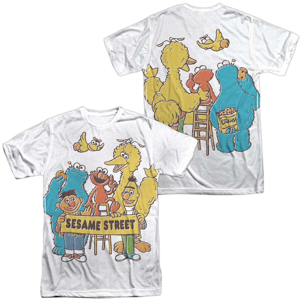 SESAME STREET/BLOCK PARTY (FRONT/BACK PRINT)