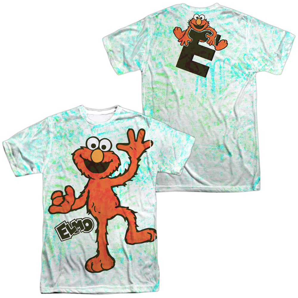 SESAME STREET/ELMO SCRIBBLE (FRONT/BACK PRINT)