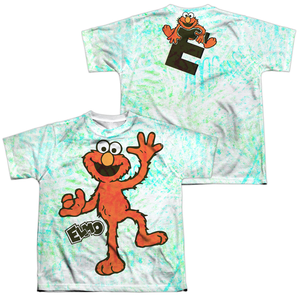 SESAME STREET/ELMO SCRIBBLE (FRONT/BACK PRINT)