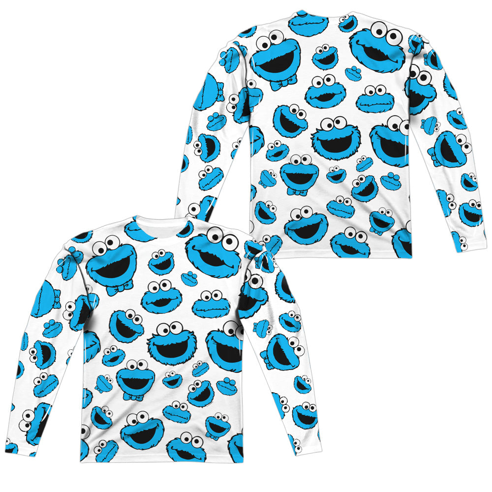 SESAME STREET/COOKIE FACE PATTERN (FRONT/BACK PRINT)