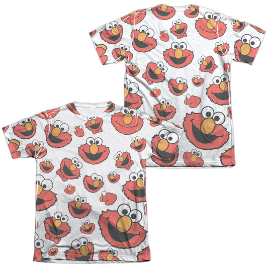 SESAME STREET/ELMO FACE PATTERN (FRONT/BACK PRINT)